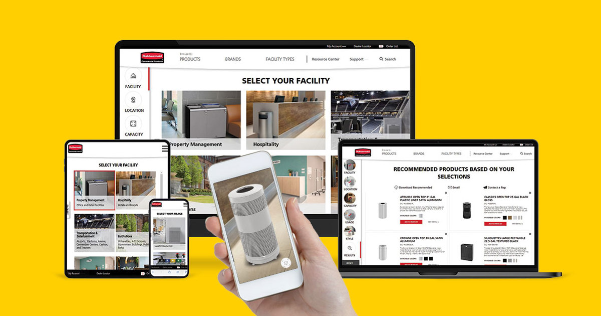 Product Selection App and Augmented Reality Enhancements