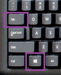Keyboard Shortcut to Enter Task View