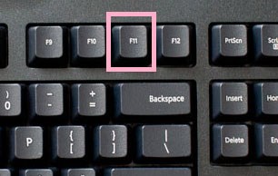 Full Screen Mode Keyboard Shortcut